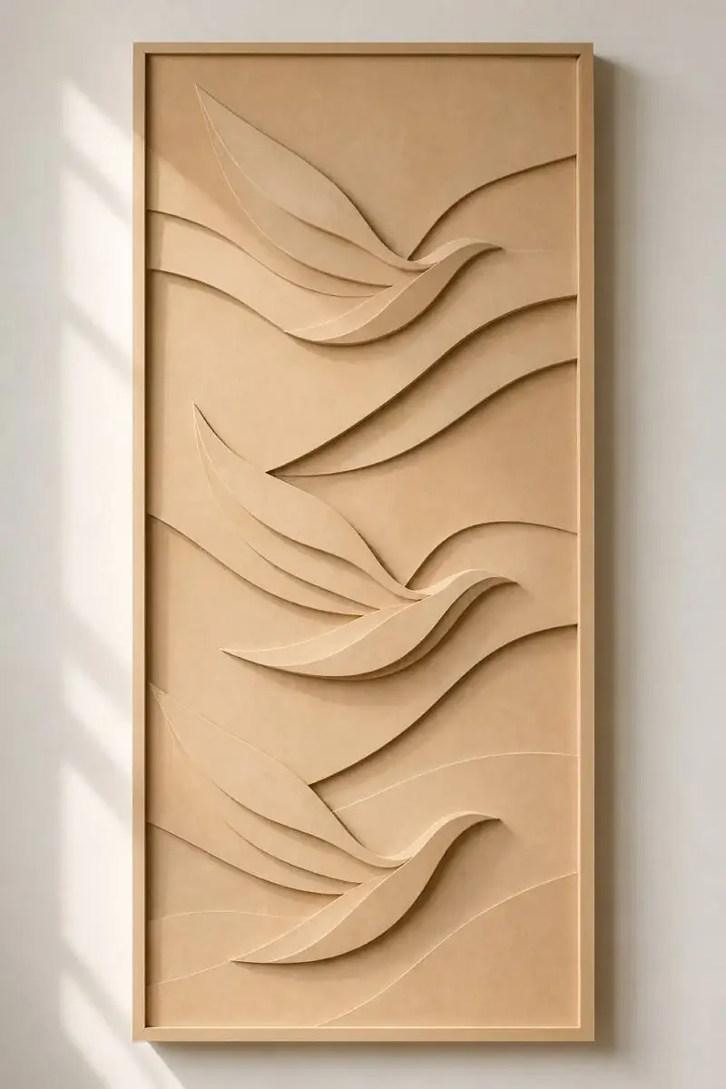 Avian — Three abstract birds in flight