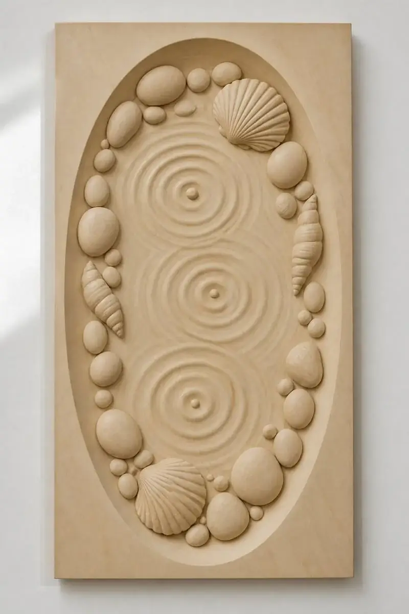 Tidepool — Shell and ripple basin