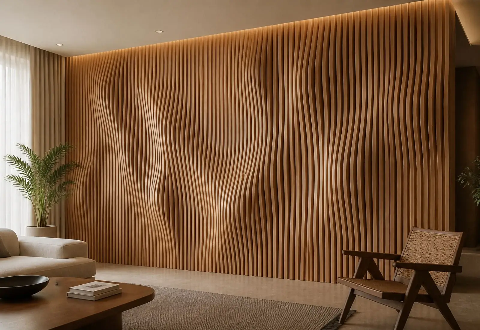 Aalto — Flowing variable-width wave fins