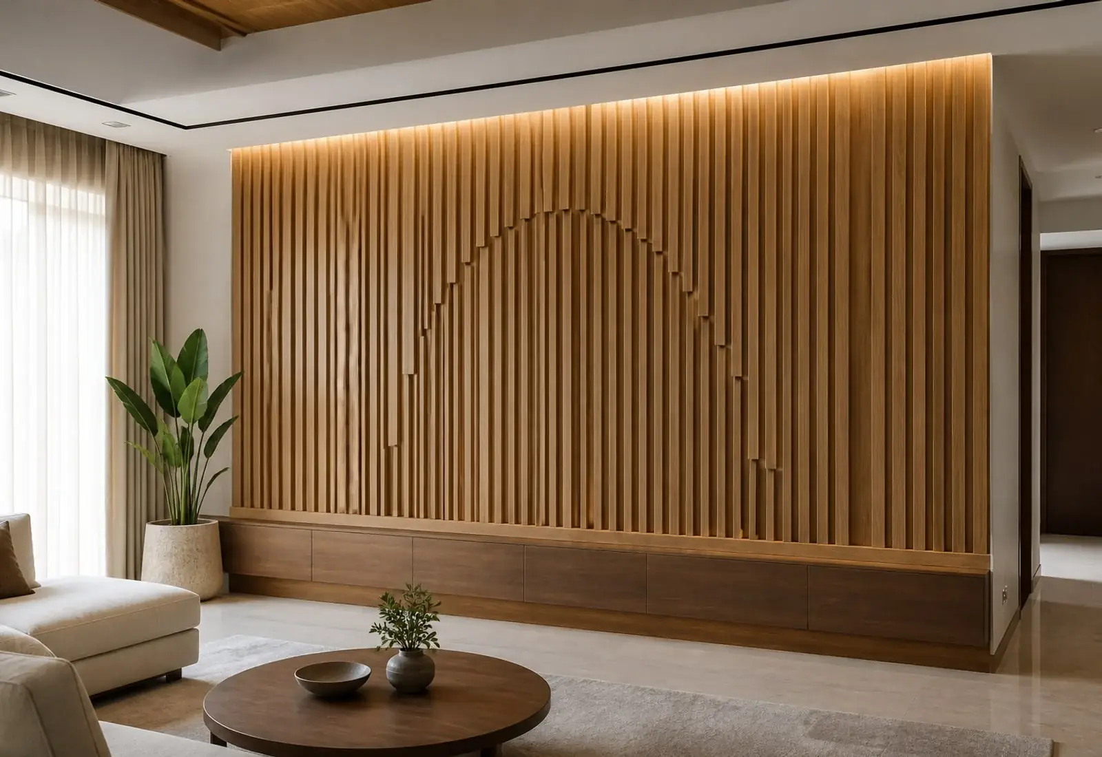 Solace — Shortened ribs forming a calm arch