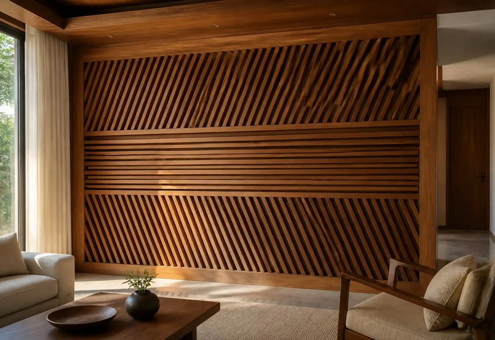 Brise — Three-band angled breeze screen