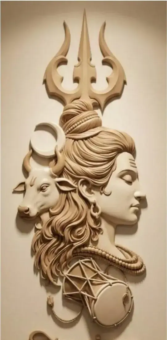 Rudra — Shiva sculptural relief