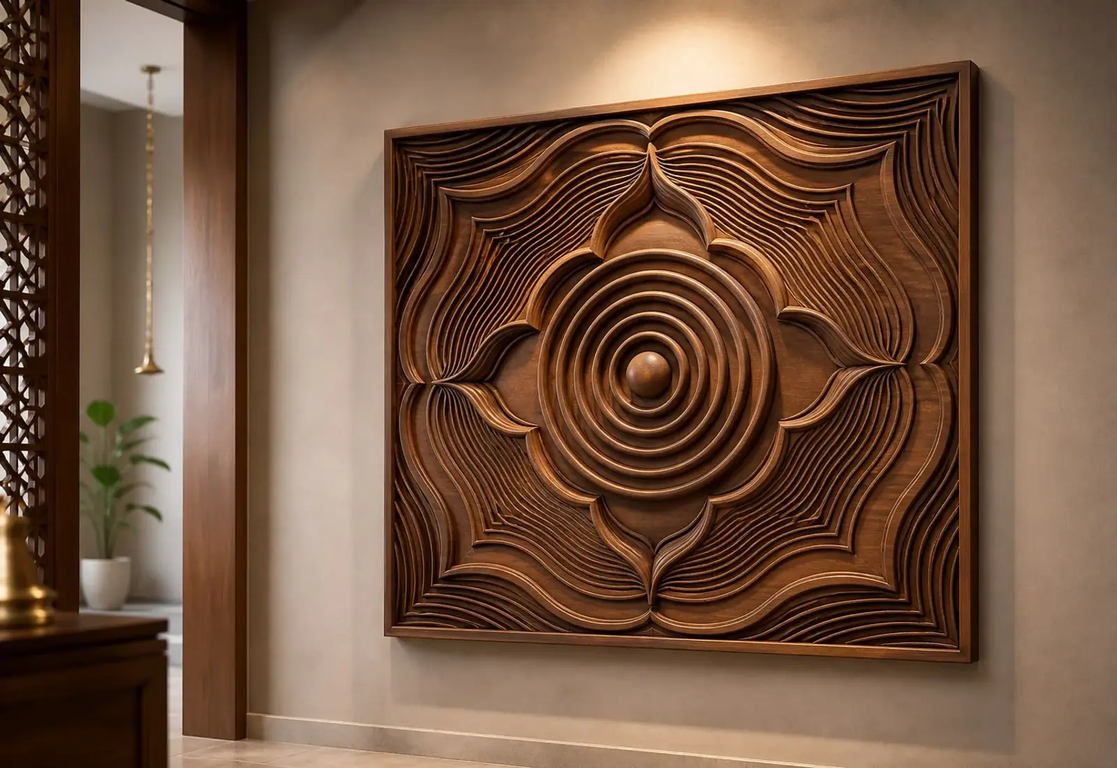 Aumkara — Concentric resonance-wave mandala
