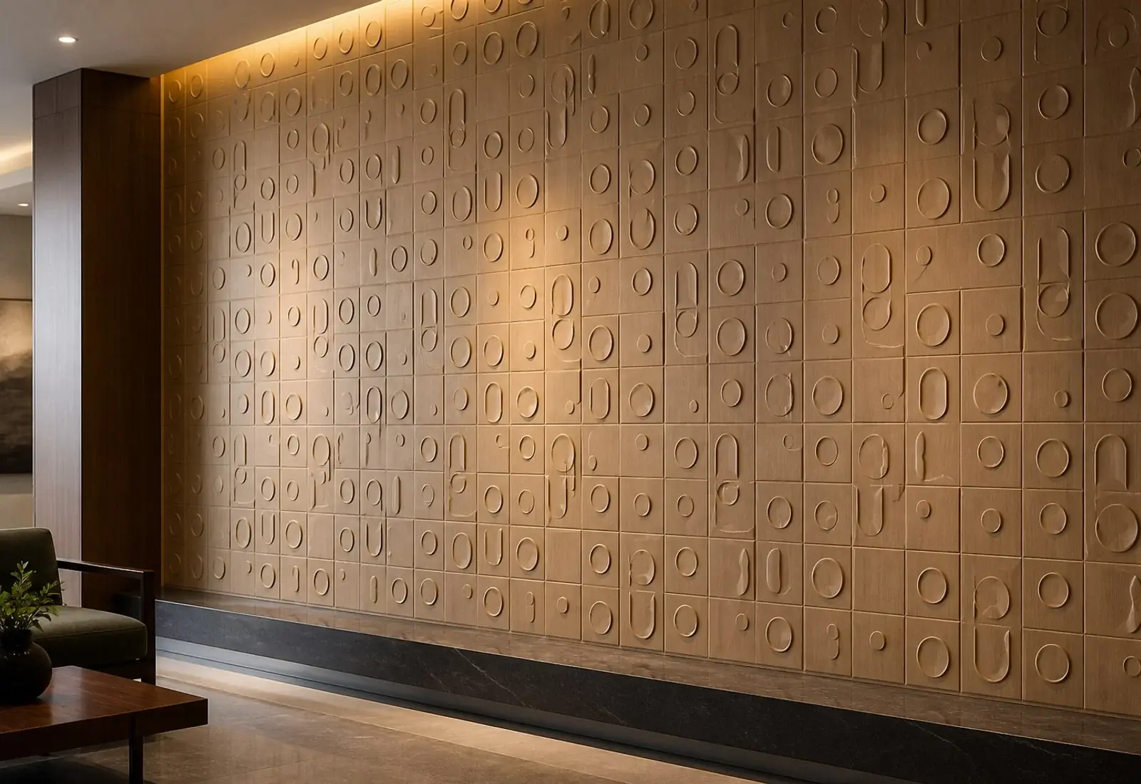 Braille — Abstract rounded stud grid