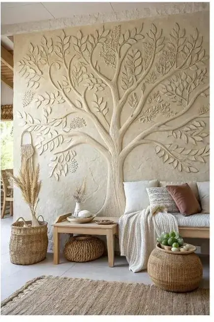Vriksha — Tree-of-life feature wall