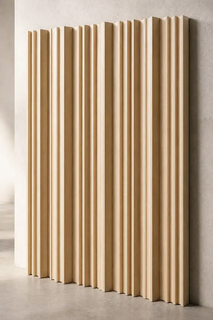 Cove — Paired channel louver profile