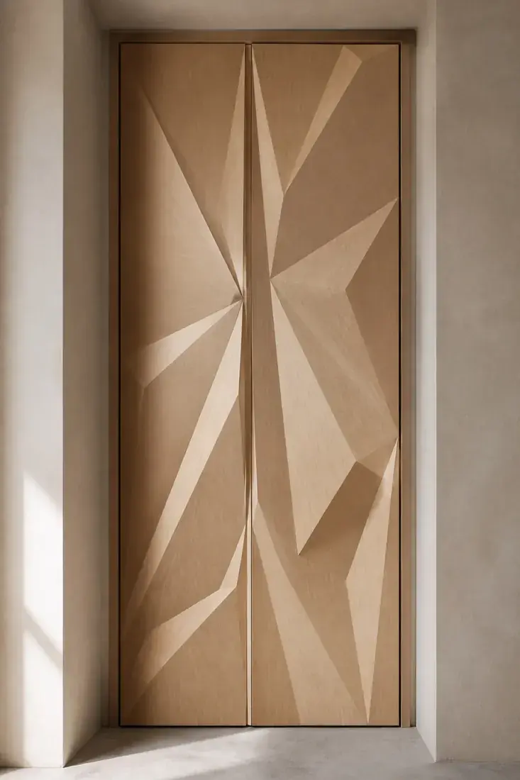Axiom — Angular faceted entrance door