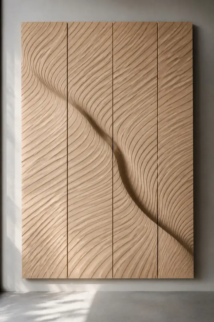 Drift — Sweeping dune-contour wall