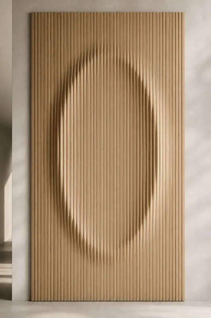 Mora — Depth-graded elliptical rib field