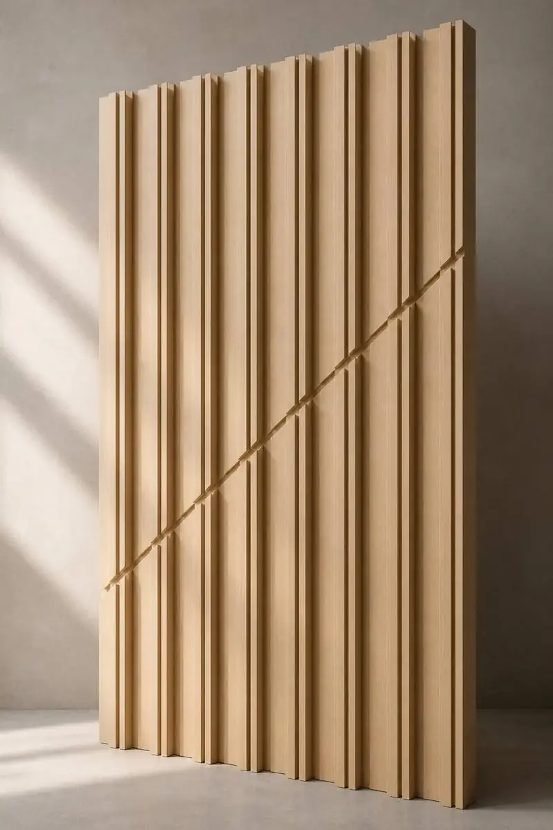 Axis — Twin ribs with diagonal reveal