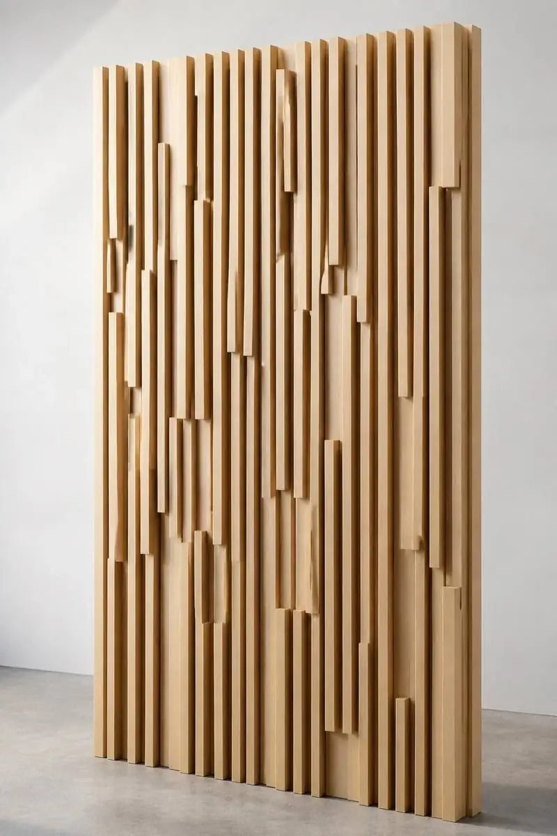Tessera — Depth-matrix vertical battens