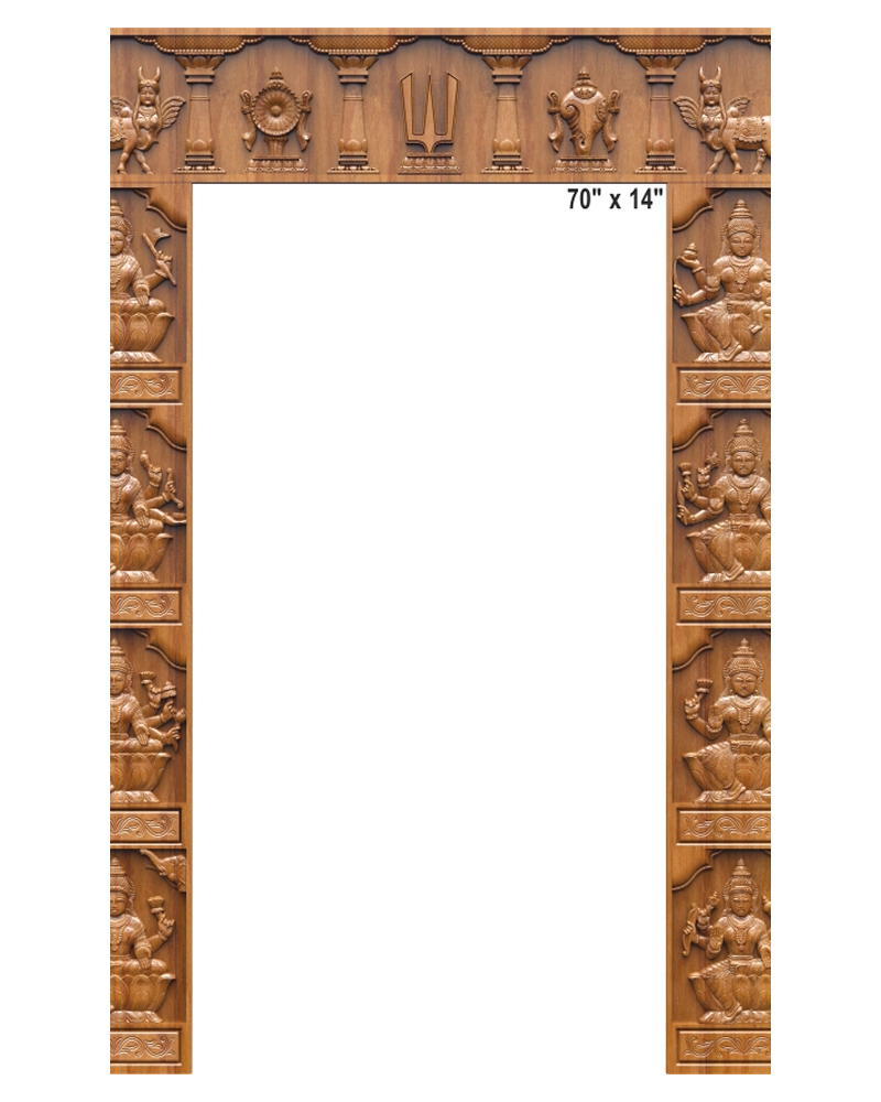 Figural Relief Door Frame — Door frames