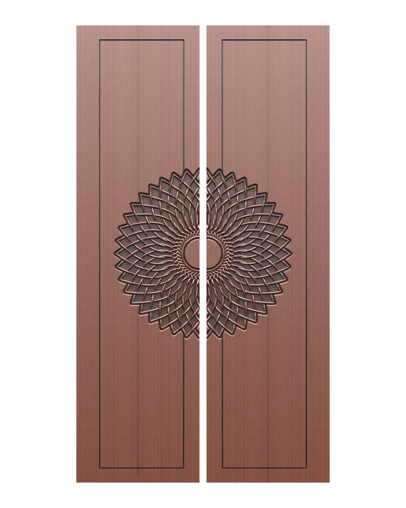 Petal Halo Double Door — Double entrance doors