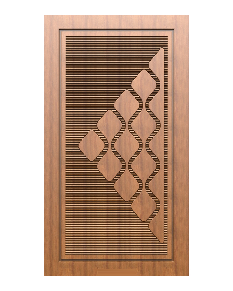 Leaf Cluster Entrance Door — Single entrance doors