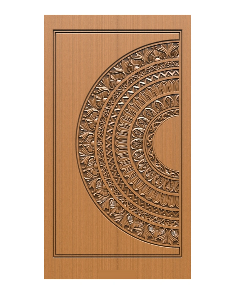 Half Mandala Entrance Door — Single entrance doors