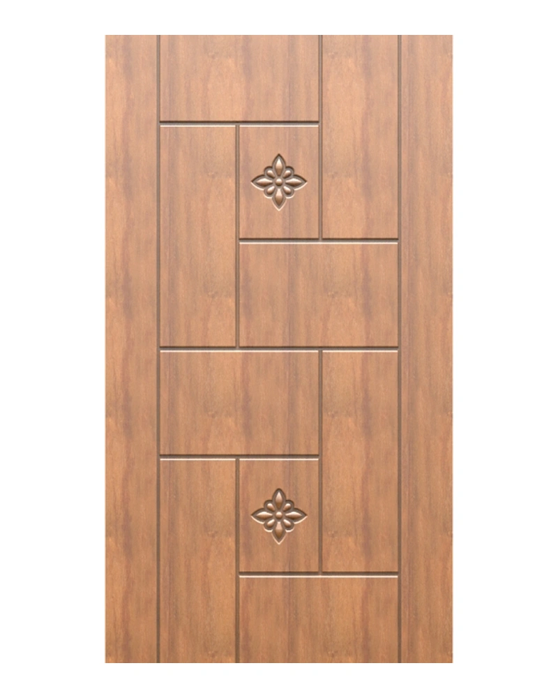 Twin Emblem Entrance Door — Single entrance doors