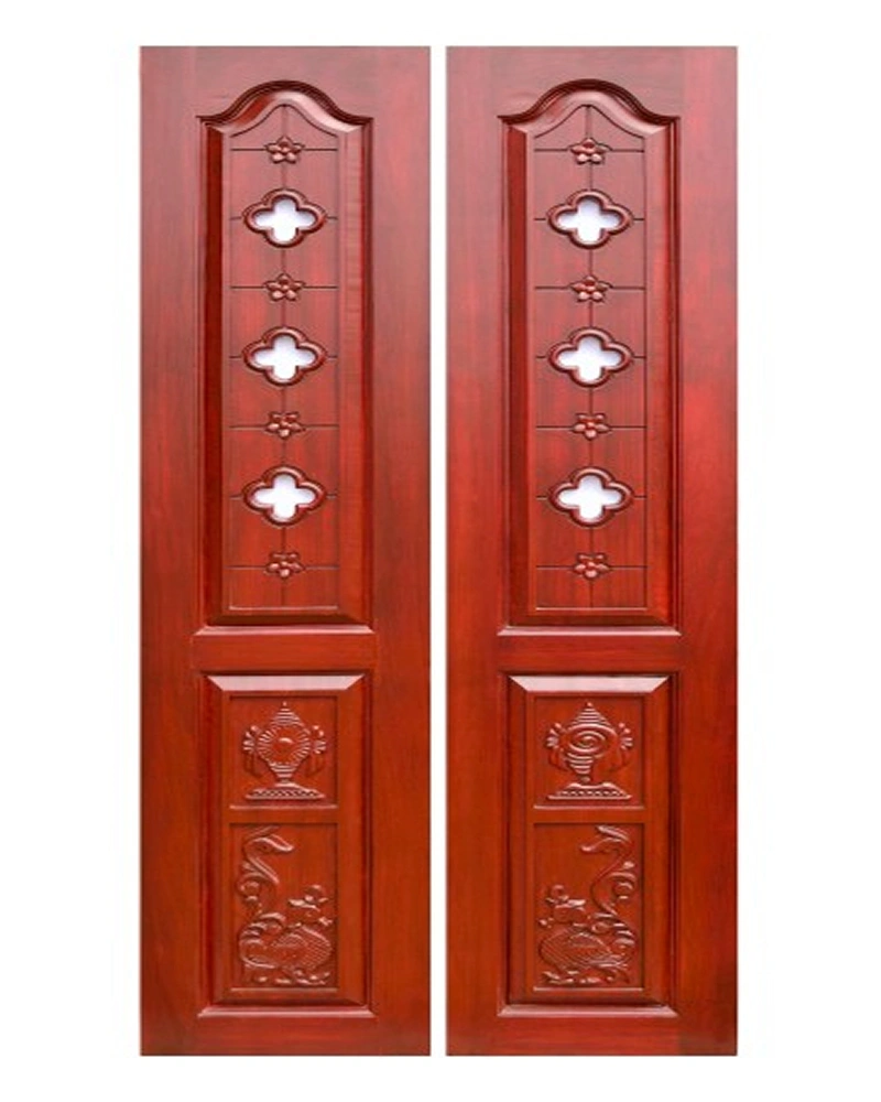 Crested Panel Pooja Doors — Pooja doors
