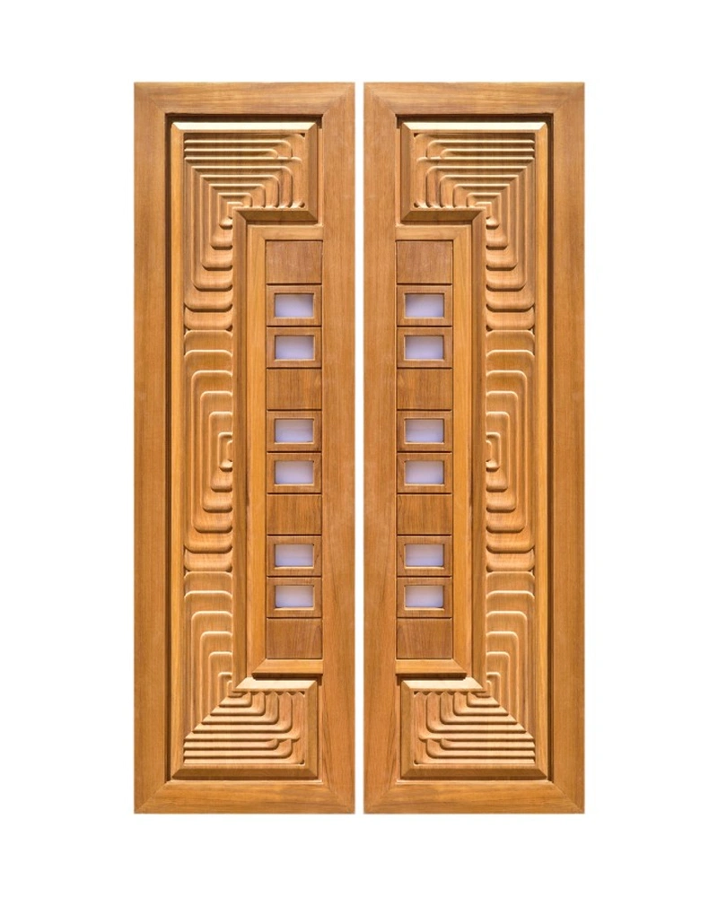 Stepped Border Pooja Doors — Pooja doors