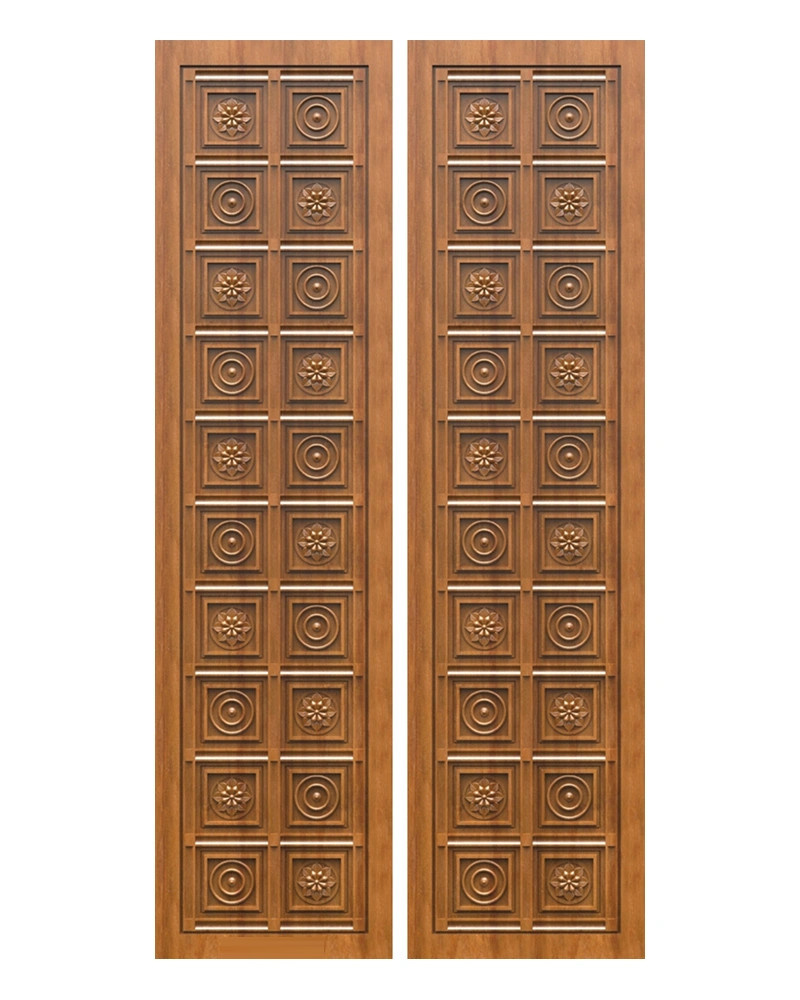 Square Rosette Temple Doors — Temple doors