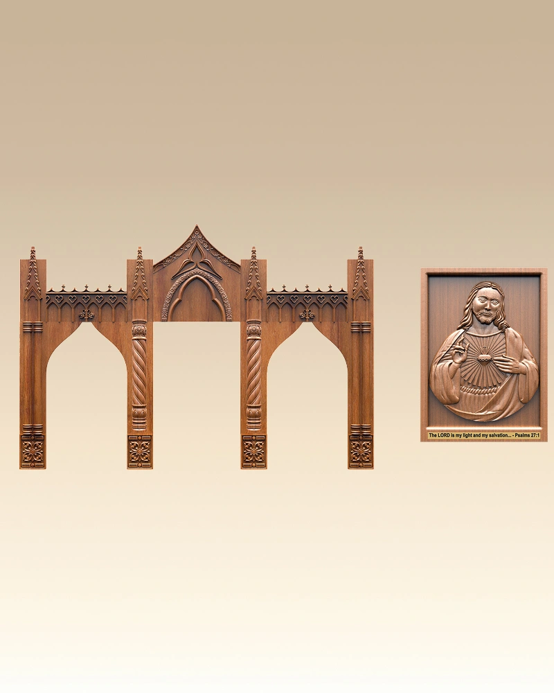 Sacred Architecture Concept Set — Sacred reliefs