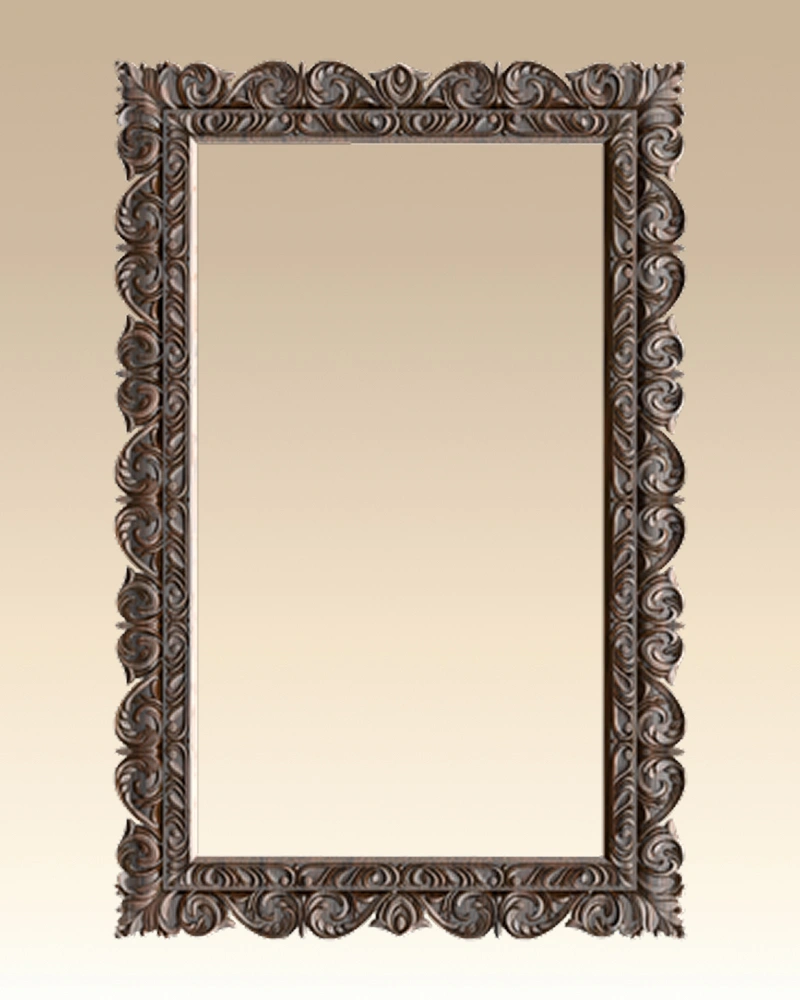 Leaf Border Mirror Frame — Mirror frames