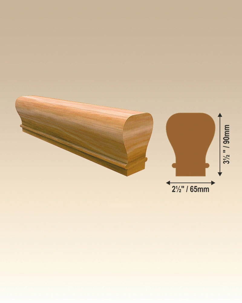 Waisted Handrail Profile — Handrails