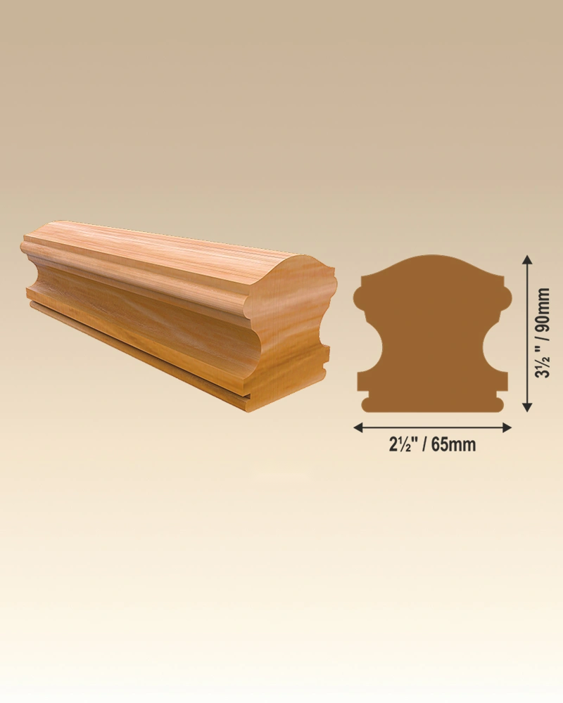 Stepped Shoulder Handrail — Handrails