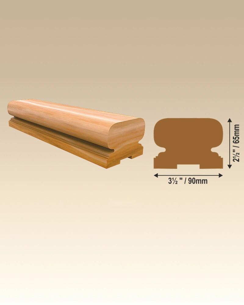 Flat Crown Handrail — Handrails
