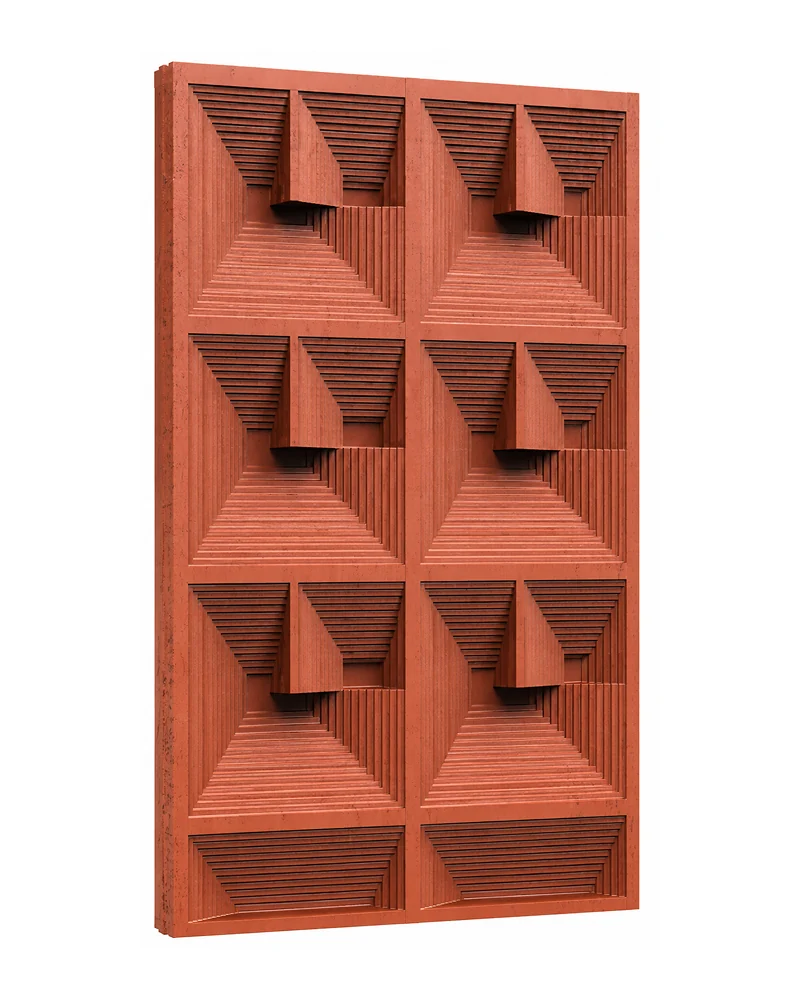Recessed Pyramid Wall Panel — Wave boards